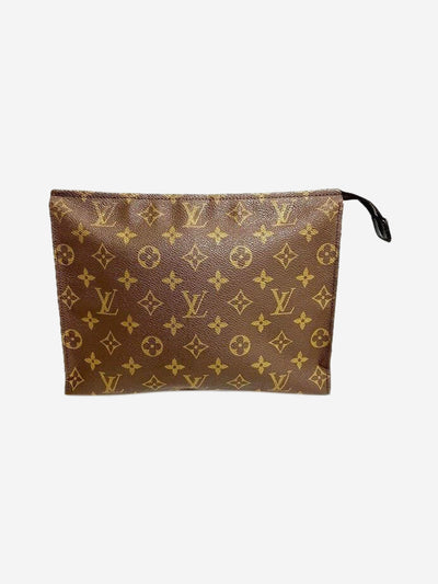 Brown Monogram Pochette Toiletry clutch Clutch bags Louis Vuitton 