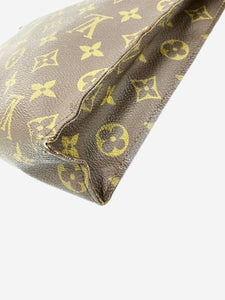 Louis Vuitton Brown Monogram Pochette Toiletry clutch