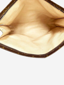 Louis Vuitton Brown Monogram Pochette Toiletry clutch