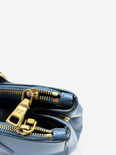 Blue Saffiano leather Galleria 2way bag Shoulder bags Prada 