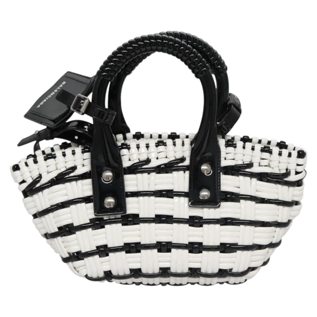 White and black Bistro XXS 2way tote bag Tote Bags Balenciaga 