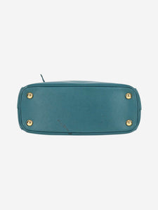 Prada Teal Saffiano leather Galleria 2way bag