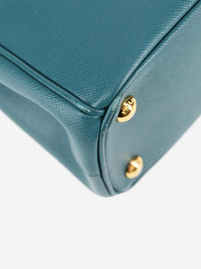 Prada Teal Saffiano leather Galleria 2way bag