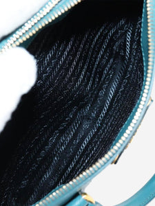 Prada Teal Saffiano leather Galleria 2way bag