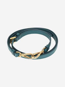 Prada Teal Saffiano leather Galleria 2way bag
