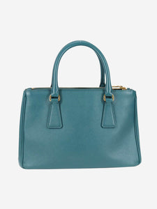Prada Teal Saffiano leather Galleria 2way bag