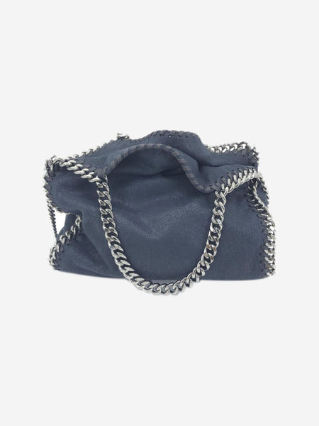 Navy Falabella chain shoulder bag alternate image