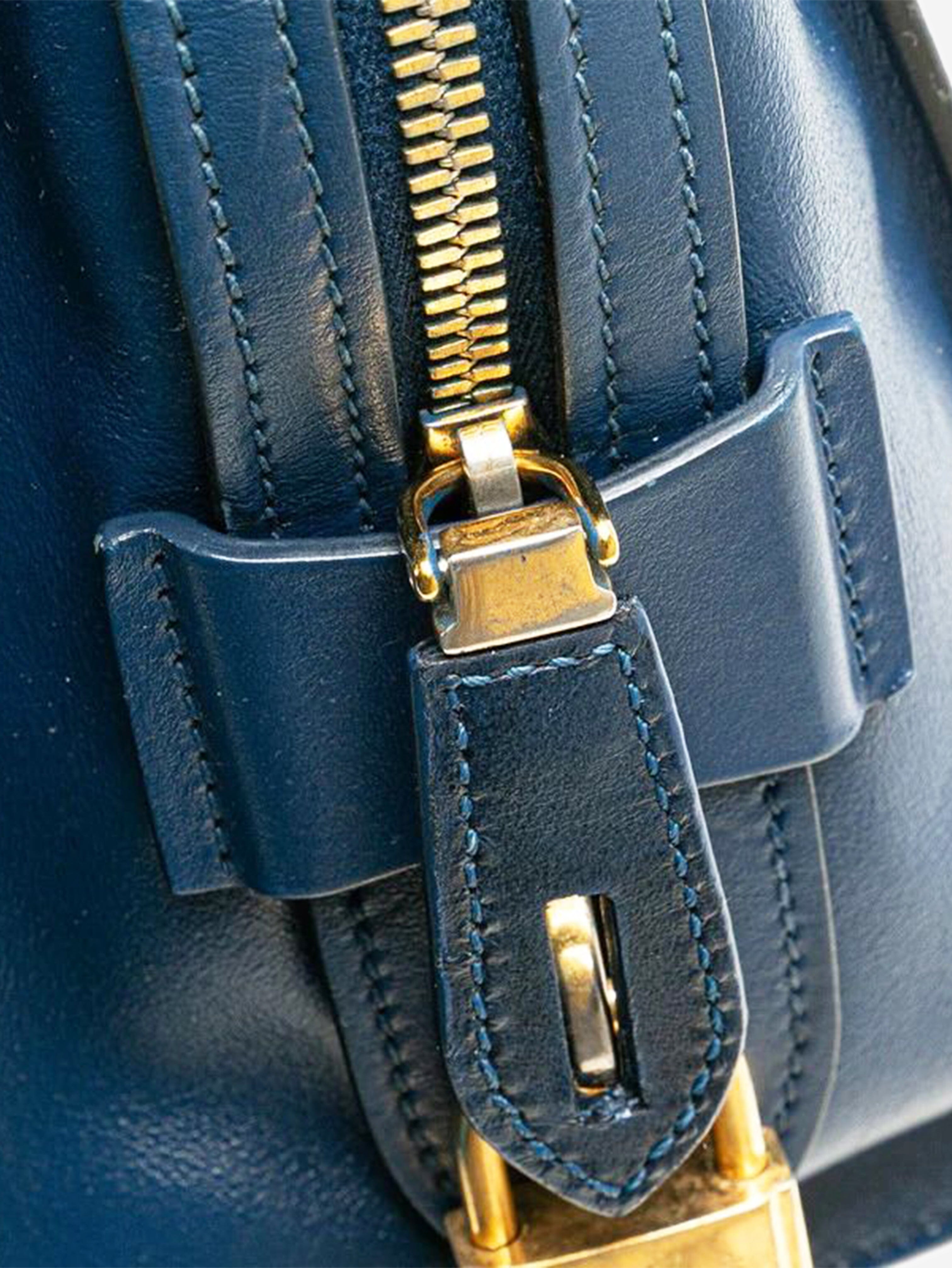 Blue Saffiano Esplanade 2way bag Shoulder bags Prada 