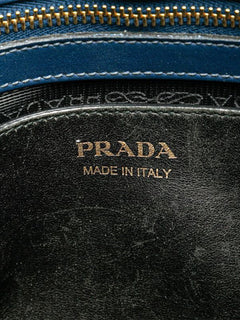 Blue Saffiano Esplanade 2way bag Shoulder bags Prada 