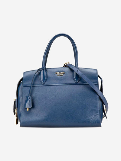 Blue Saffiano Esplanade 2way bag Shoulder bags Prada 