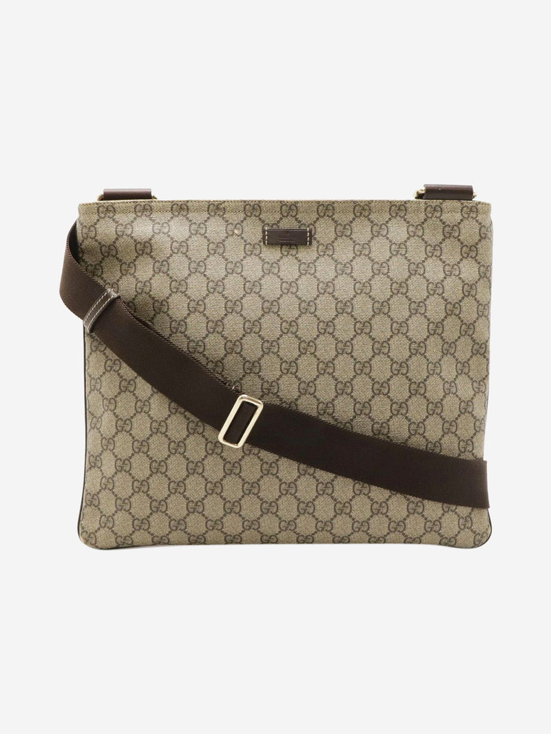 Brown GG Supreme shoulder bag Shoulder bags Gucci 