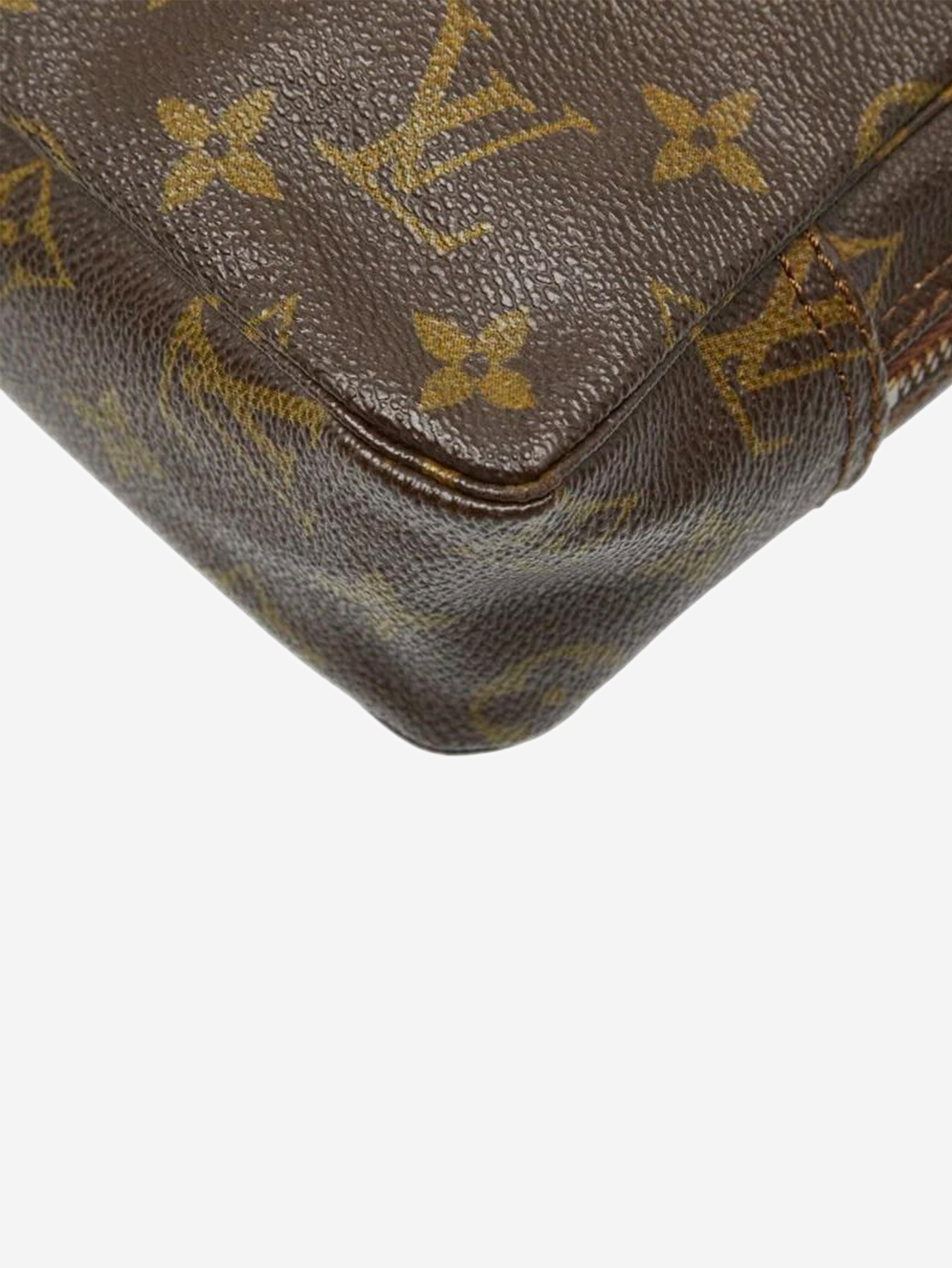 Brown Monogram Trousse Toilette bag Clutch bags Louis Vuitton 