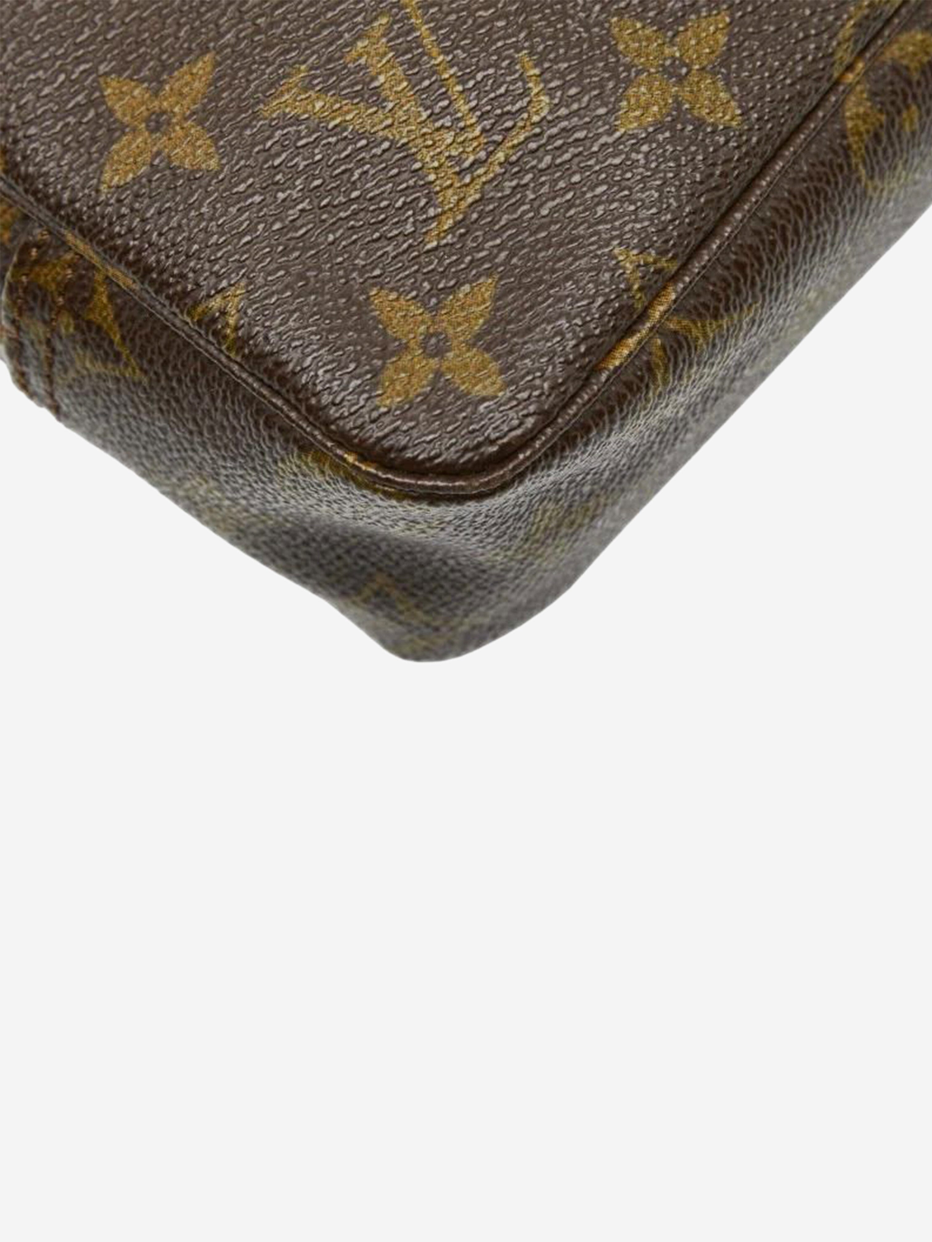 Brown Monogram Trousse Toilette bag Clutch bags Louis Vuitton 