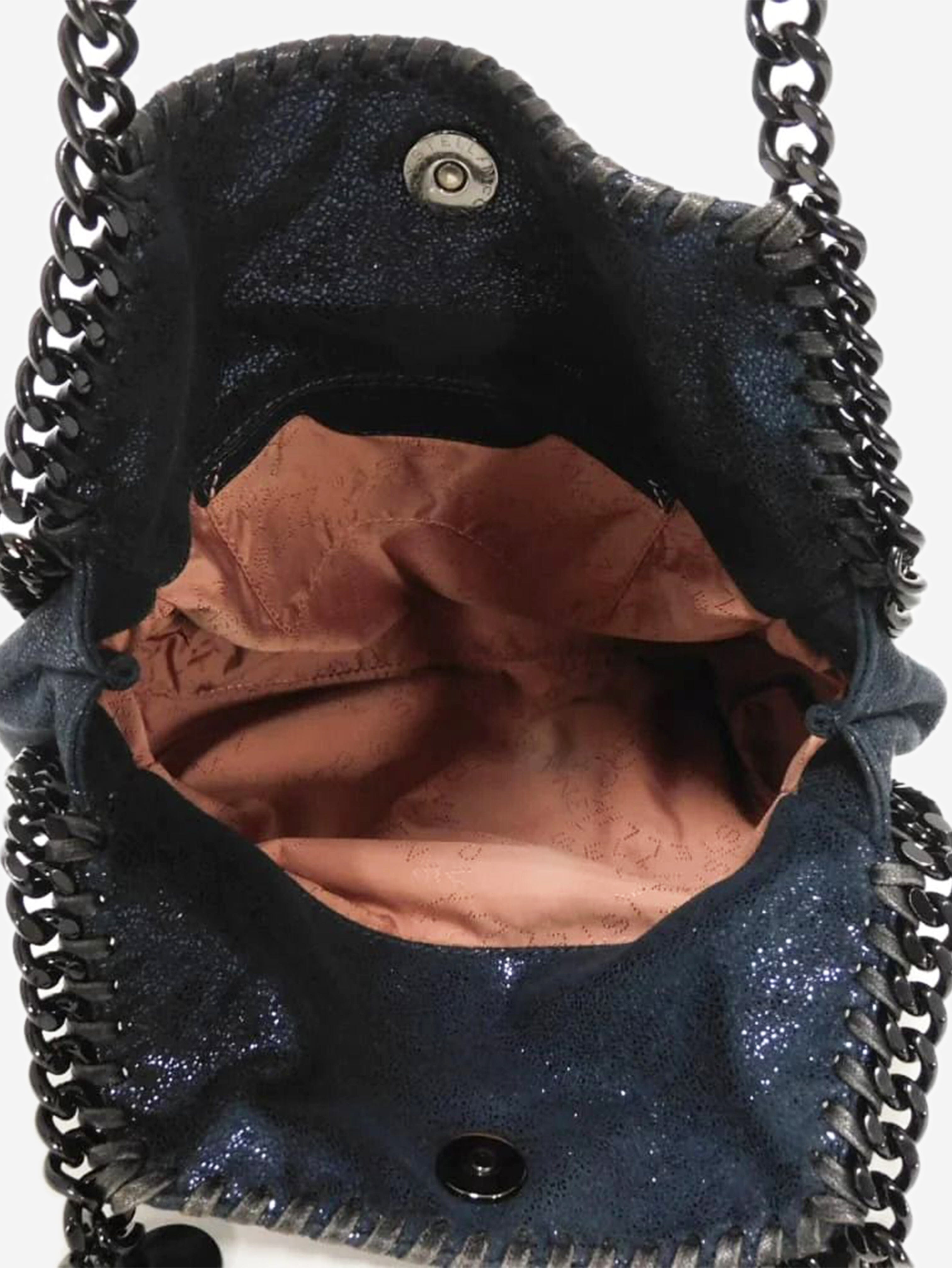 Dark blue Falabella chain bag Top Handle Bags Stella McCartney 