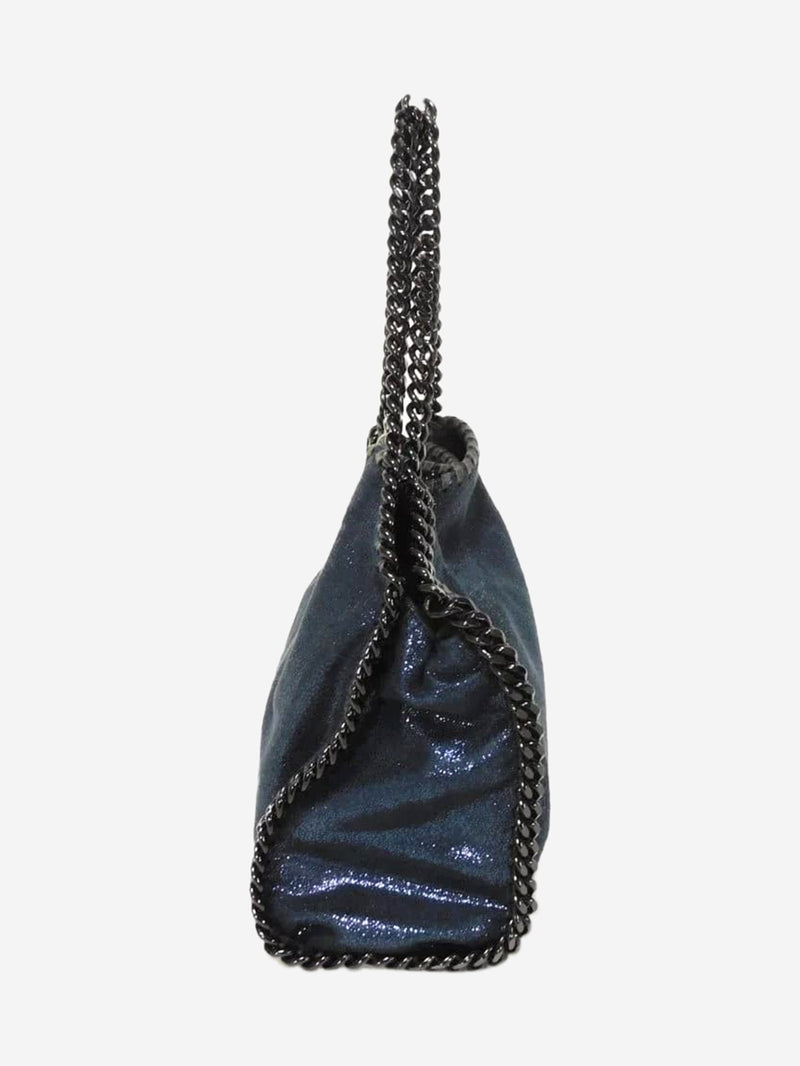 Dark blue Falabella chain bag Top Handle Bags Stella McCartney 