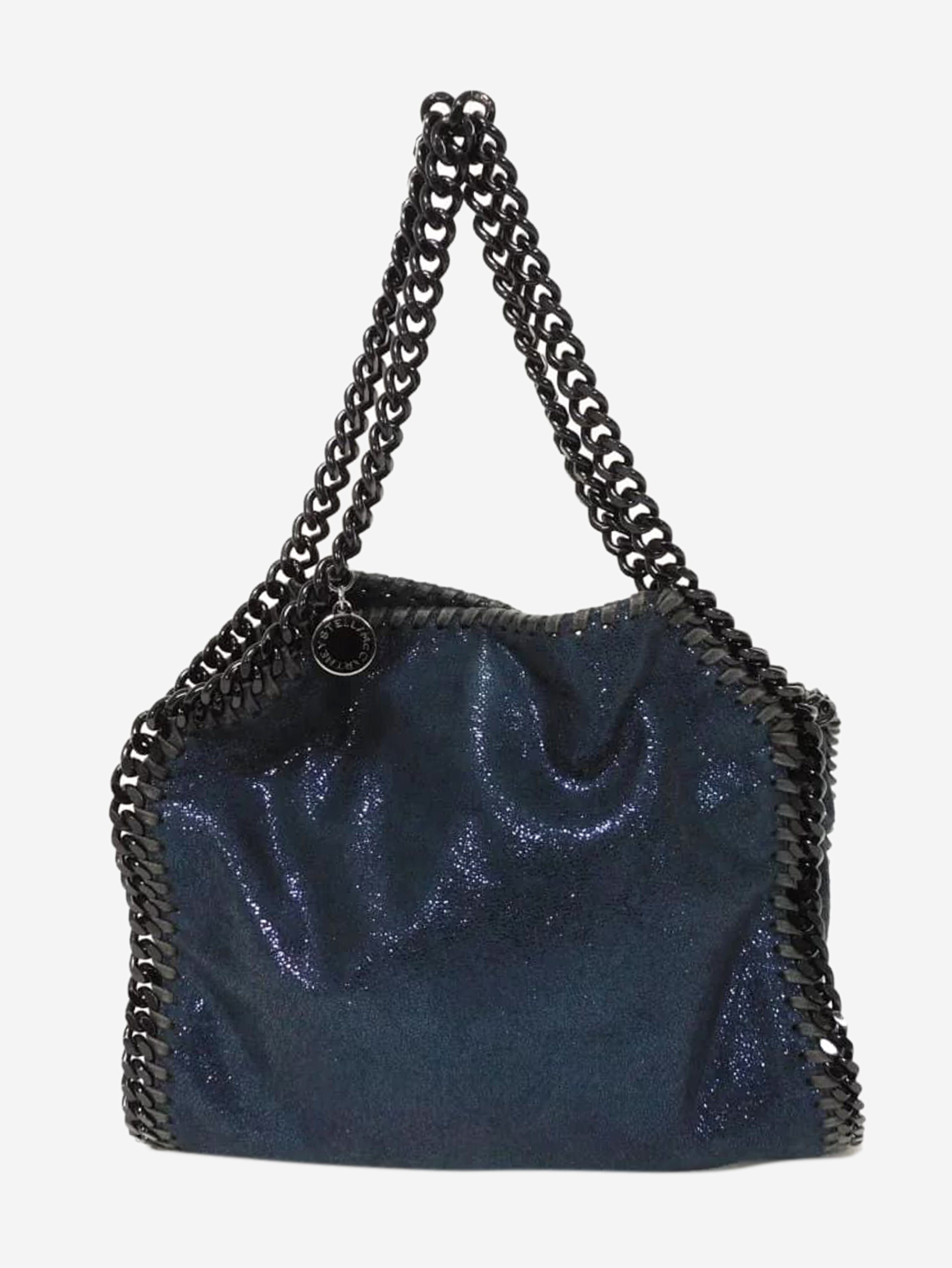 Dark blue Falabella chain bag Top Handle Bags Stella McCartney 