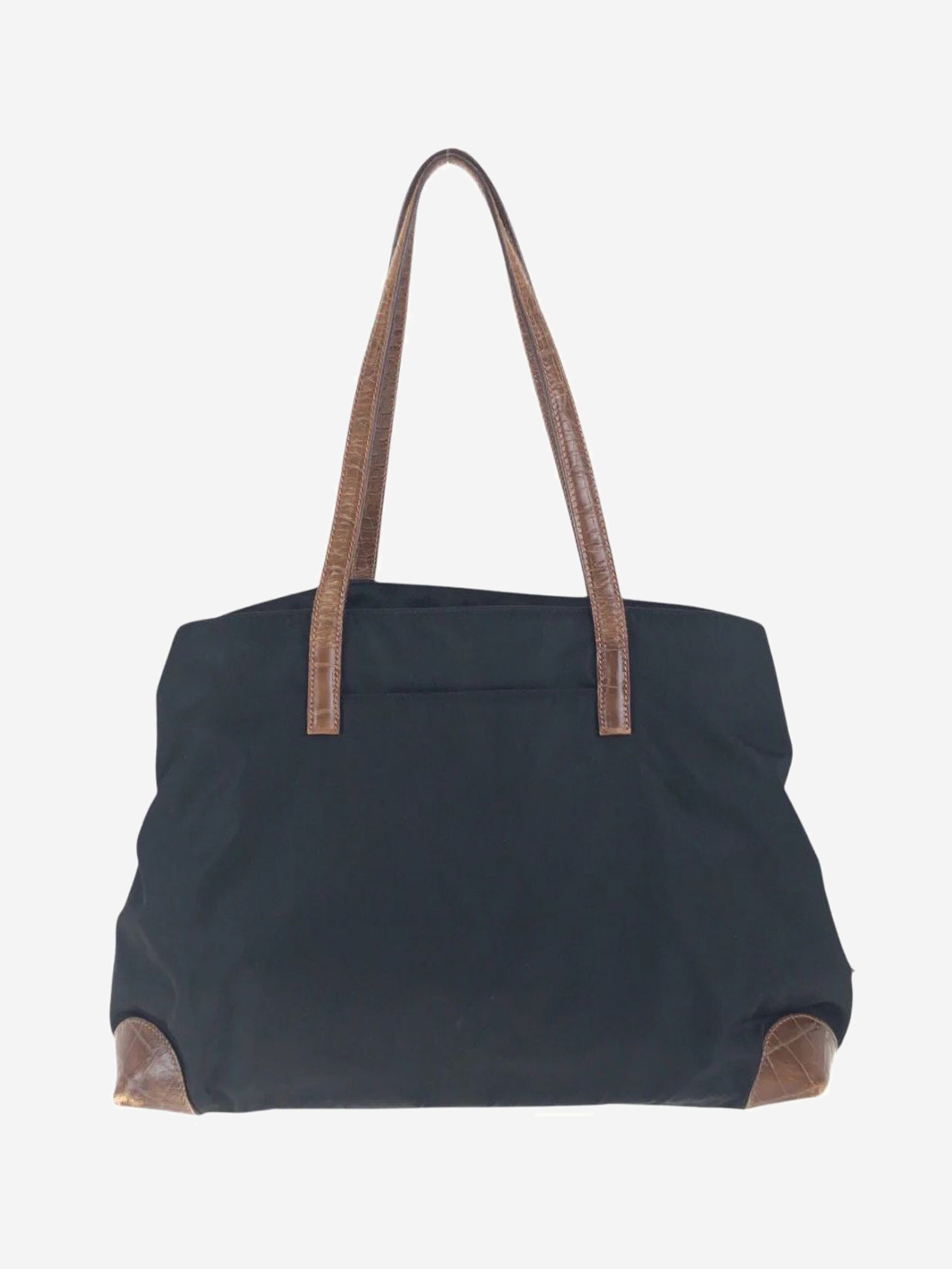 Black Tessuto nylon shoulder bag Shoulder bags Prada 