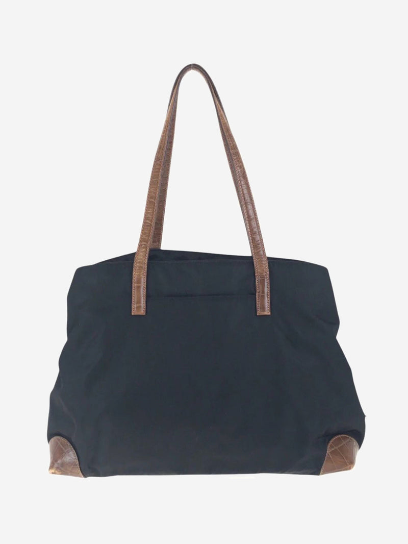 Black Tessuto nylon shoulder bag Shoulder bags Prada 