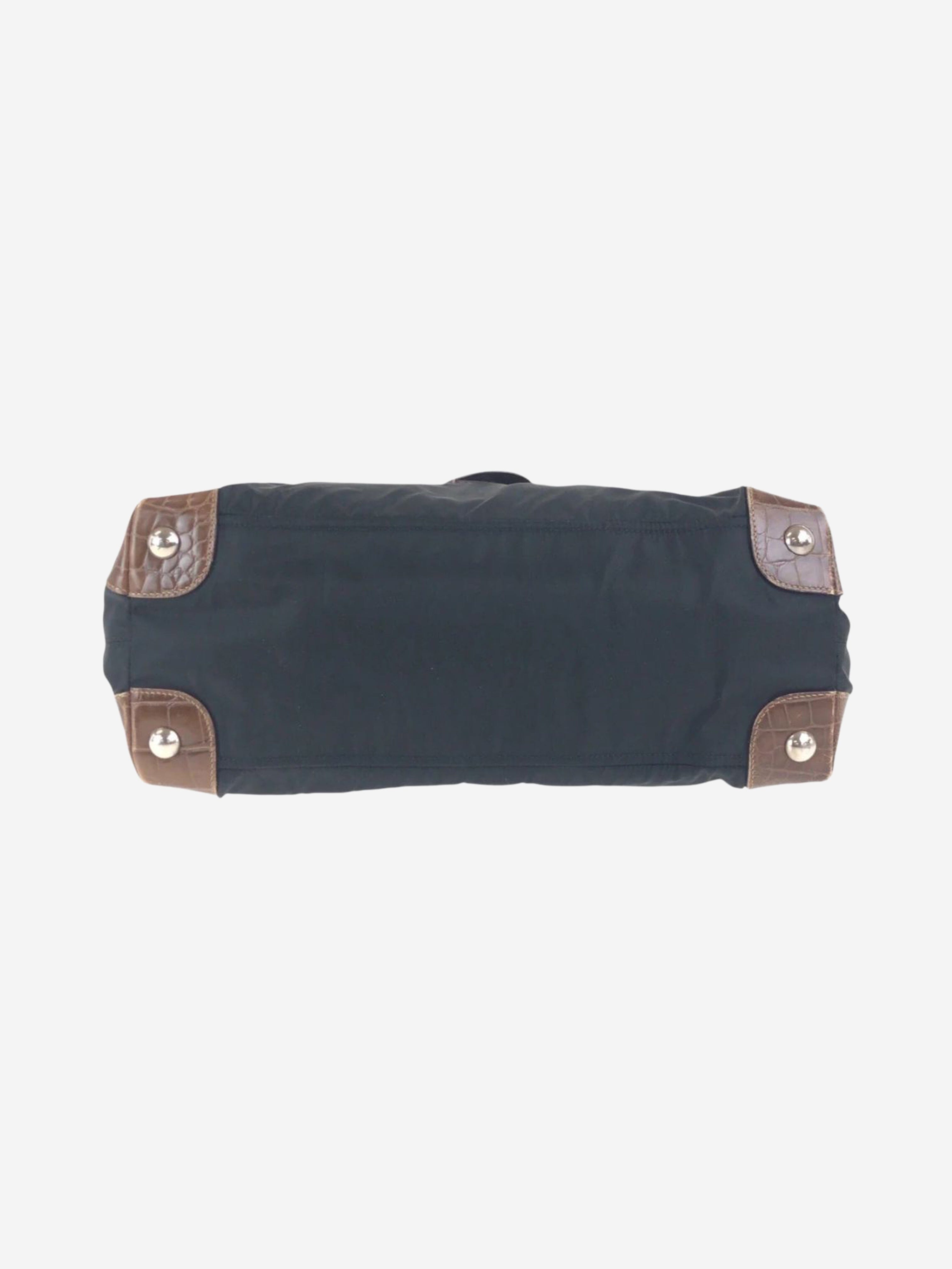 Black Tessuto nylon shoulder bag Shoulder bags Prada 