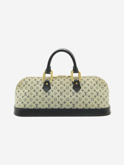 Navy and beige vintage 2001 Monogram long Alma bag Top Handle Bags Louis Vuitton 