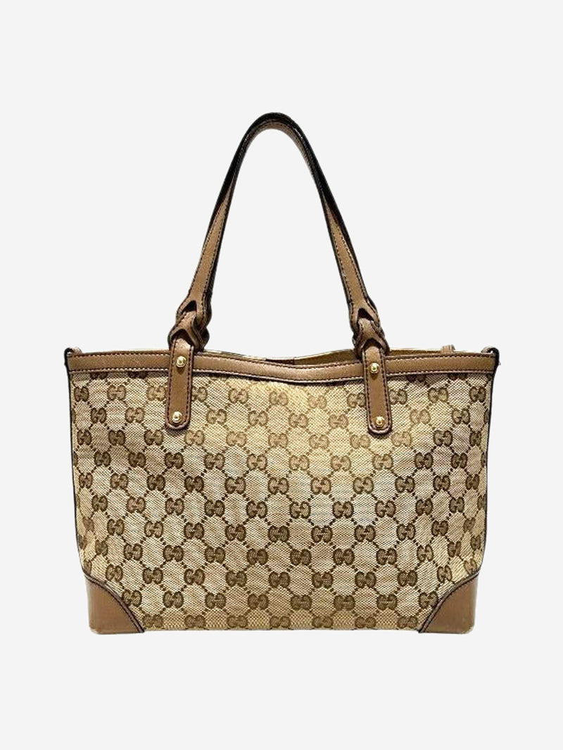 Brown GG canvas tote bag Top Handle Bags Gucci 