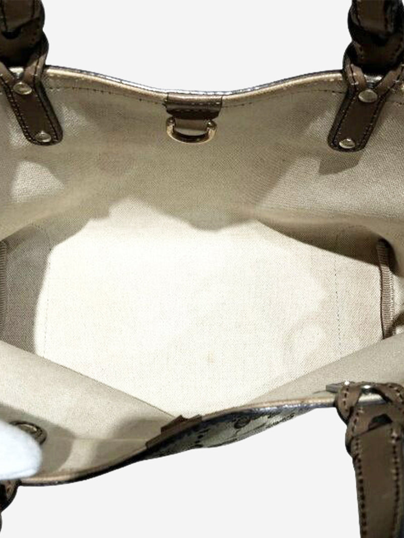 Brown GG canvas tote bag Top Handle Bags Gucci 