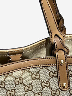 Brown GG canvas tote bag Top Handle Bags Gucci 