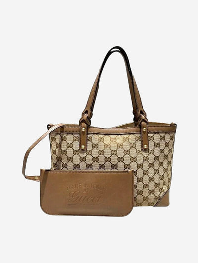 Brown GG canvas tote bag Top Handle Bags Gucci 