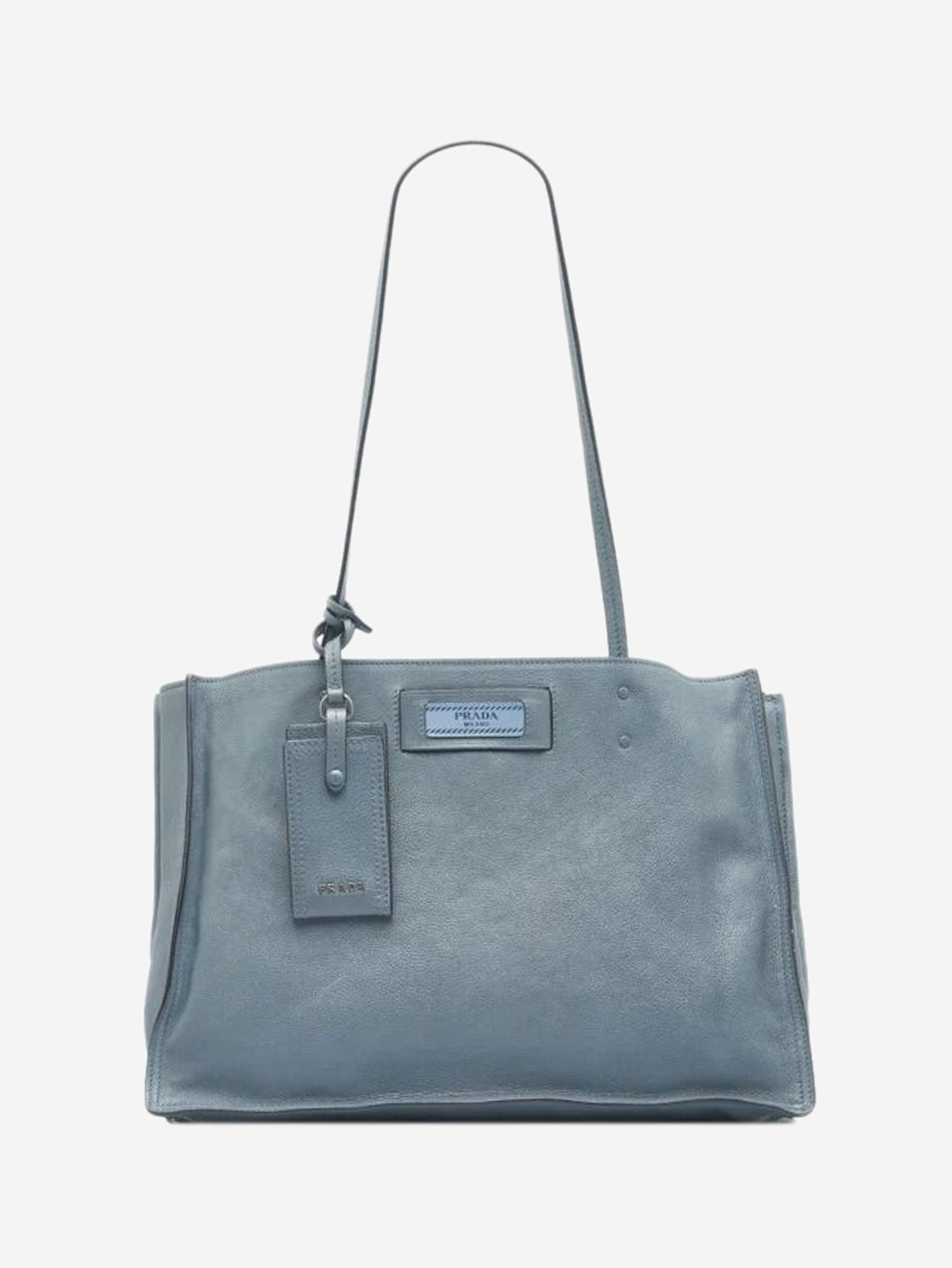Blue Etiquette leather 2way bag 1BG122 - size Shoulder bags Prada 