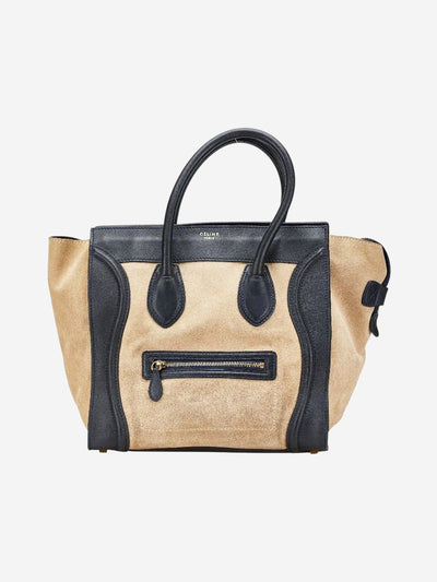 Neutral Luggage mini Shopper bag Top Handle Bags Celine 