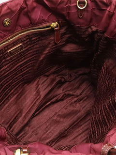 Berry quilted nylon 2way tote bag Tote Bags Prada 