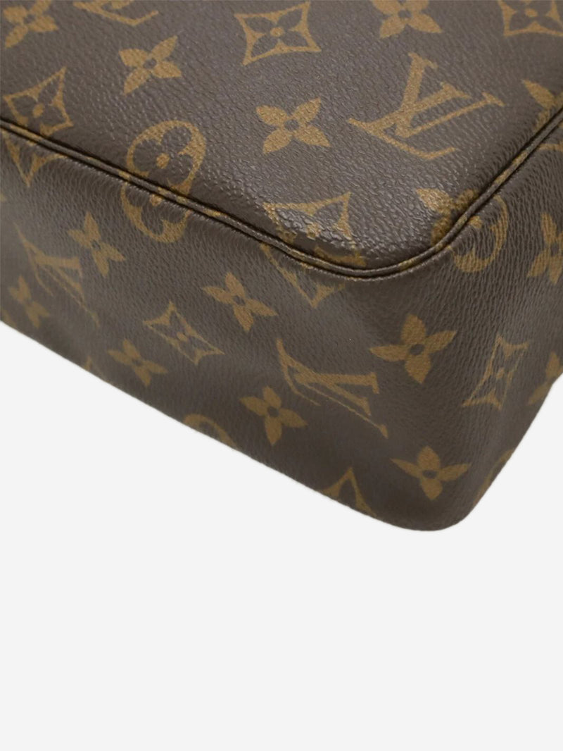 Brown vintage Monogram toiletry bag