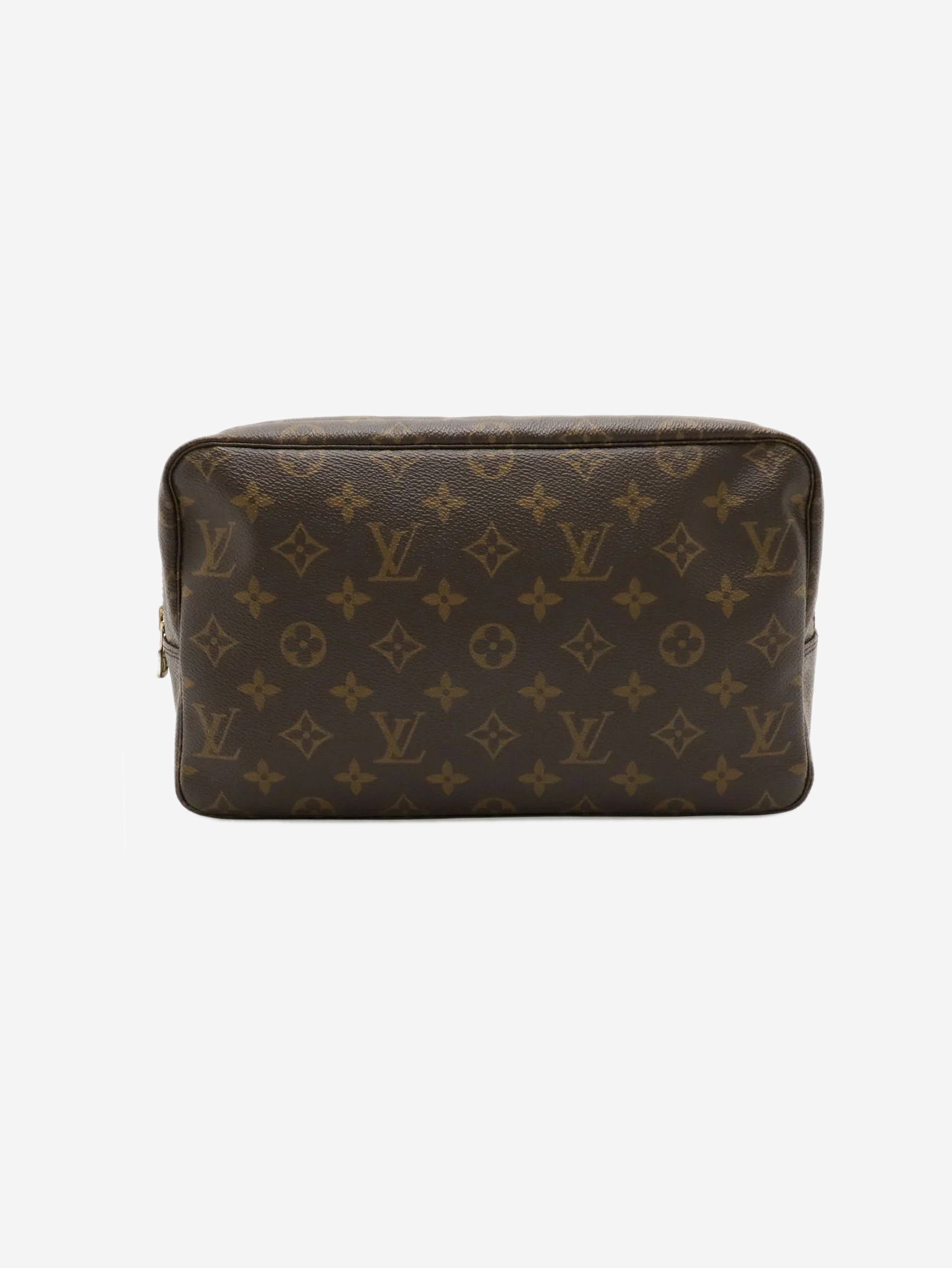 Brown vintage Monogram toiletry bag