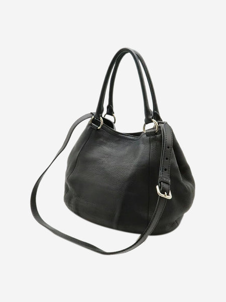Black Vitello Daino leather 2way bag alternate image