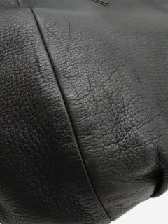 Black Vitello Daino leather 2way bag