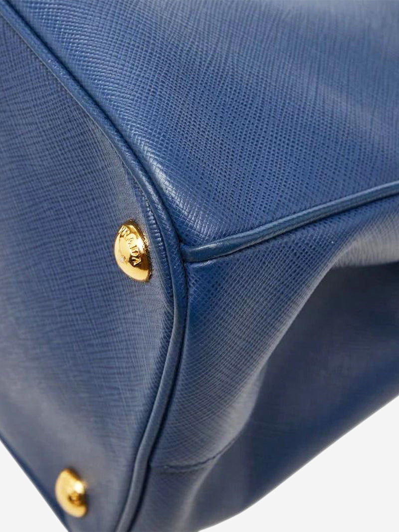 Blue Saffiano leather Galleria shoulder bag Shoulder bags Prada 