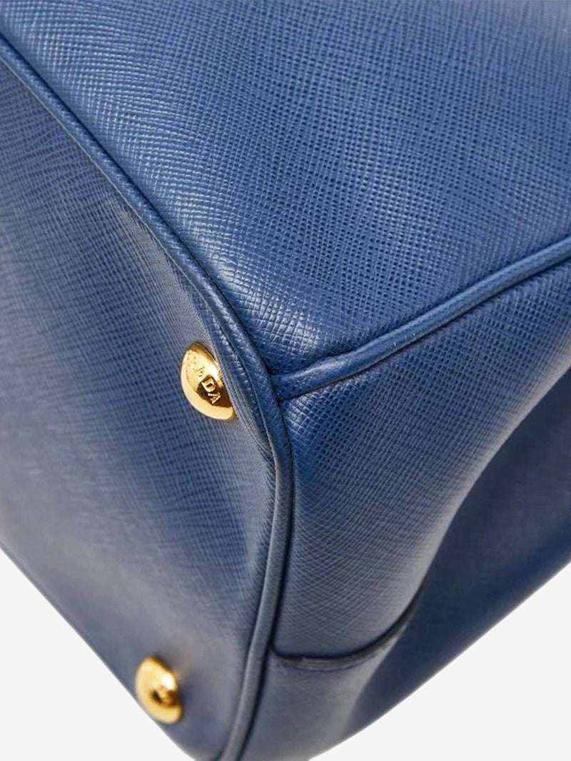 Blue Saffiano leather Galleria shoulder bag Shoulder bags Prada 