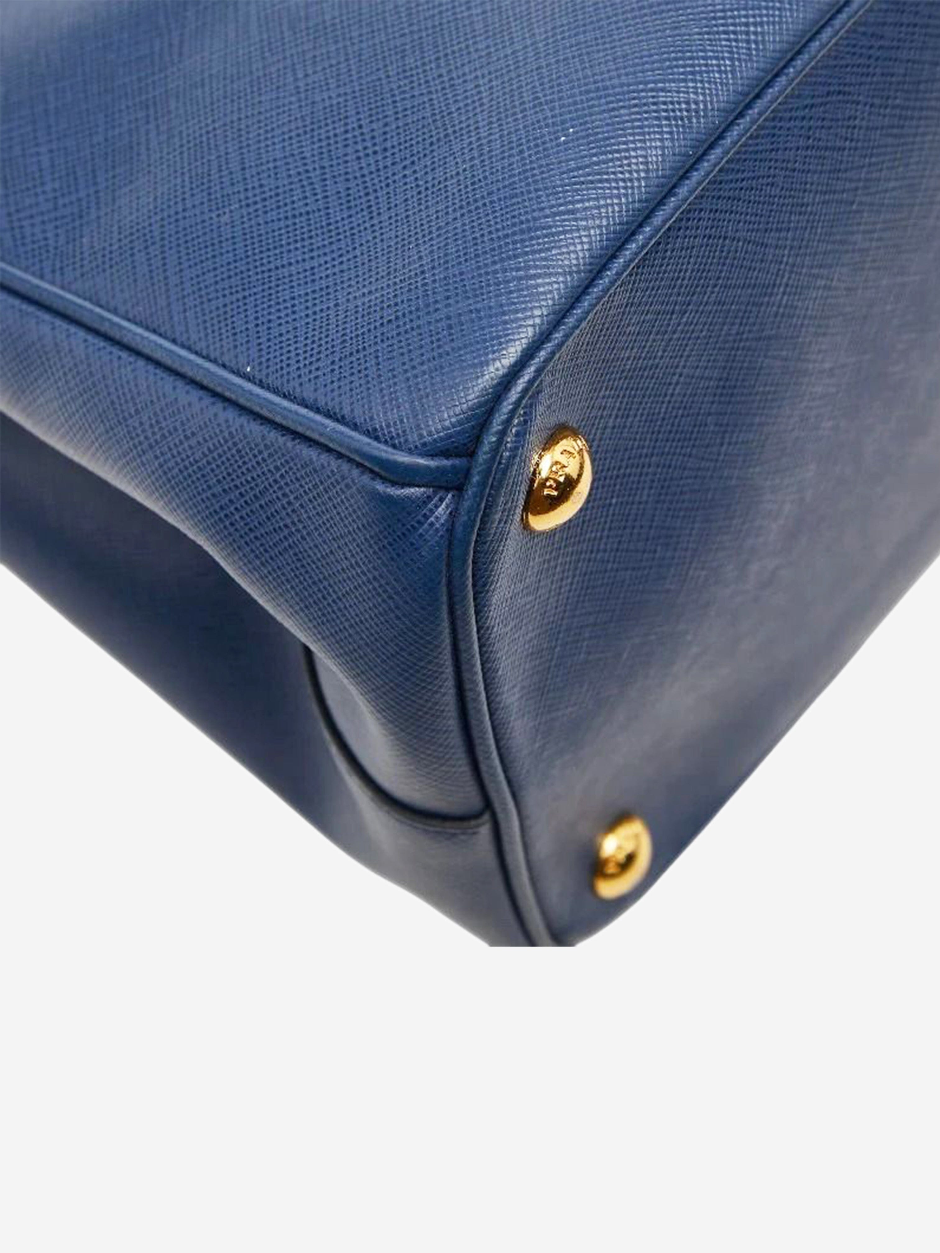 Blue Saffiano leather Galleria shoulder bag Shoulder bags Prada 