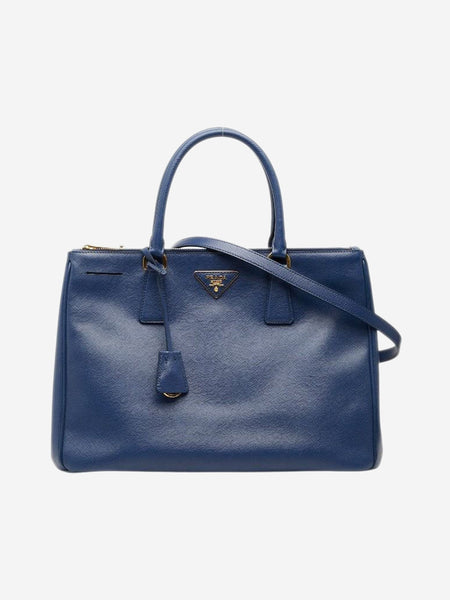 Blue Saffiano leather Galleria shoulder bag product image
