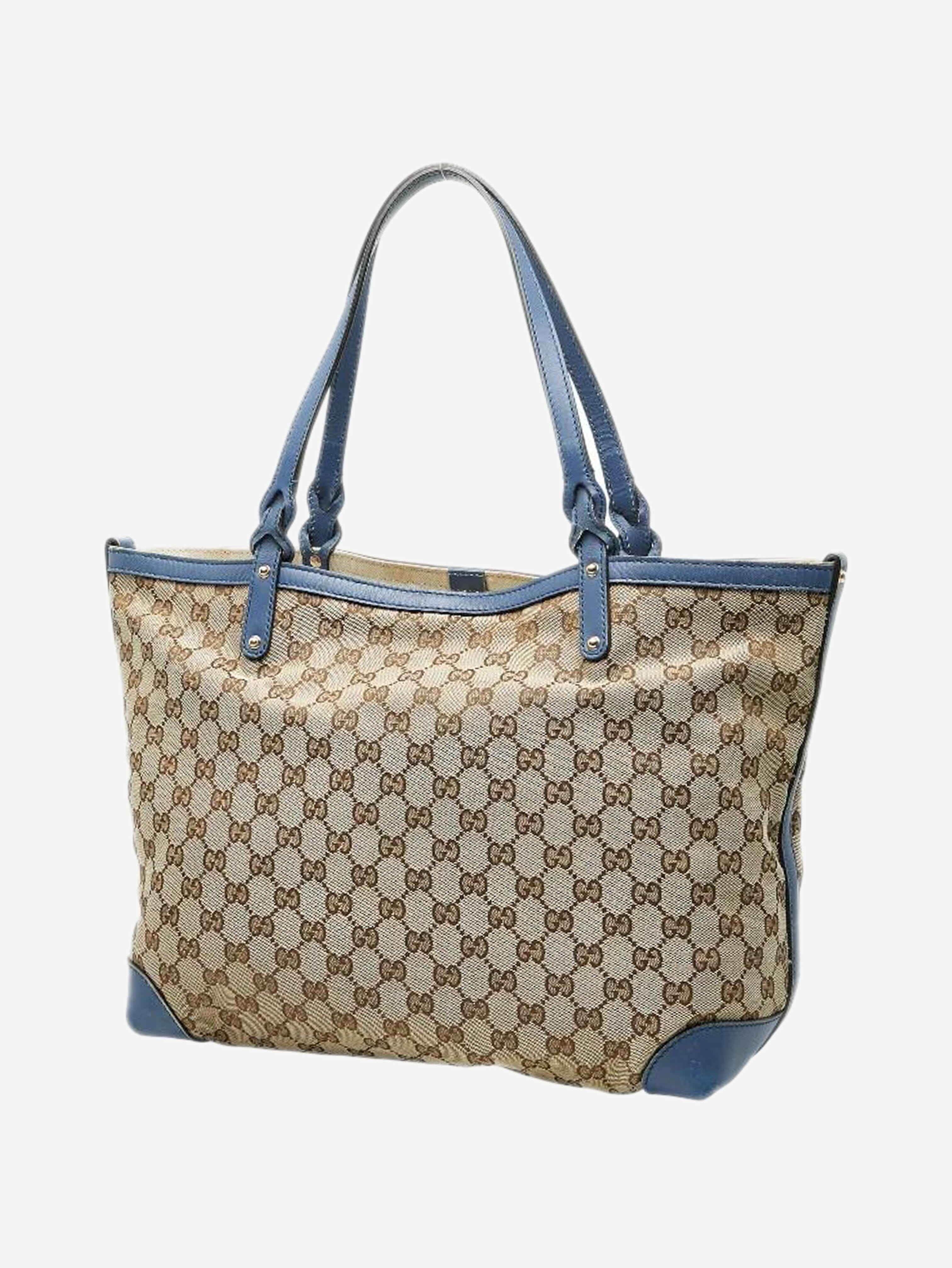 Brown GG canvas tote bag Tote Bags Gucci 