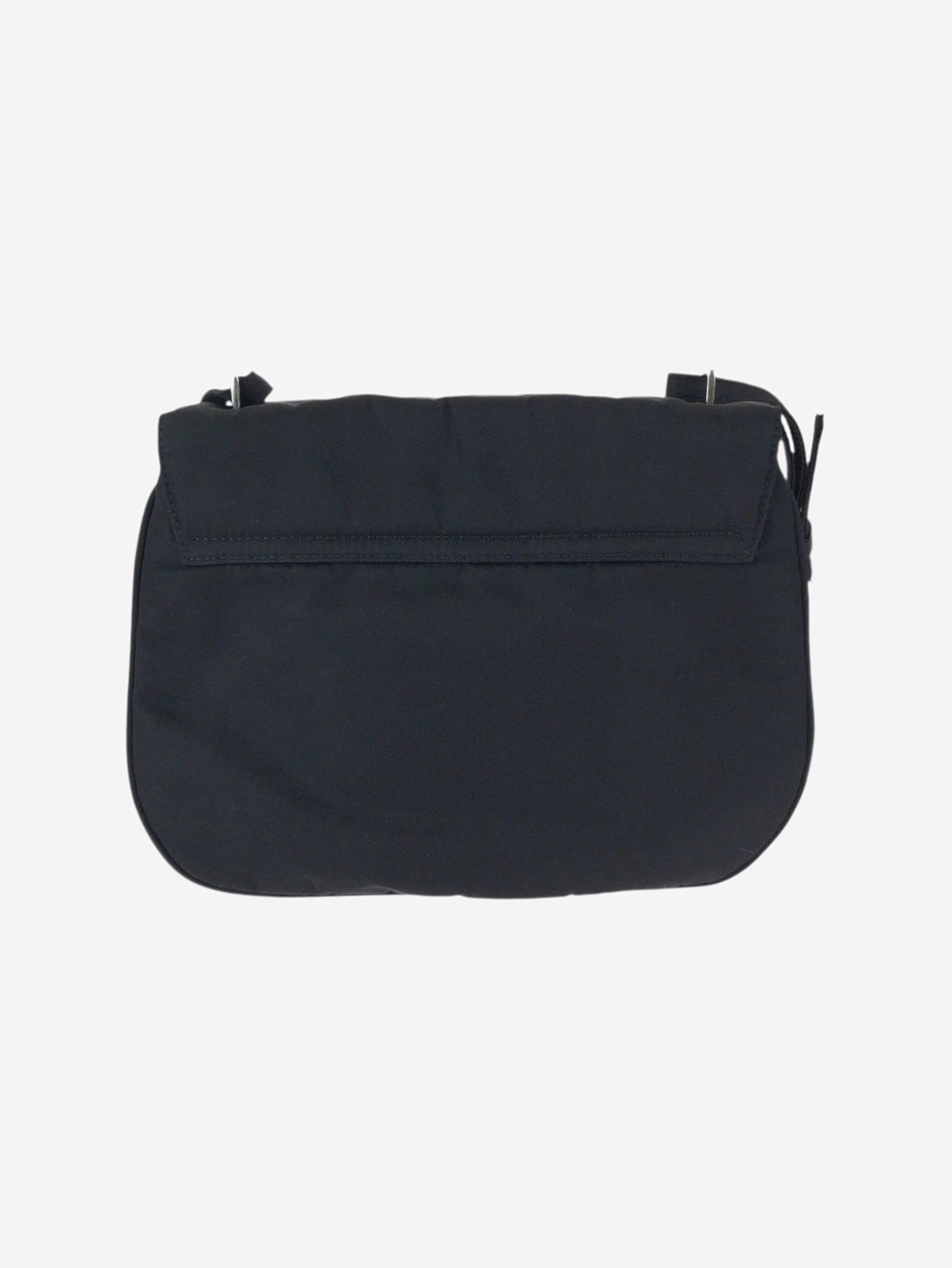 Black Tessuto nylon shoulder bag Shoulder bags Prada 
