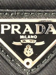 Black Tessuto nylon shoulder bag Shoulder bags Prada 
