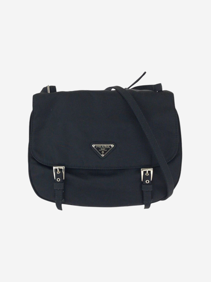 Black Tessuto nylon shoulder bag Shoulder bags Prada 