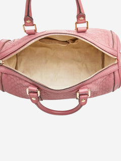 Dusty pink Micro Guccissima leather 2way Boston bag Luggage & Travel Bags Gucci 