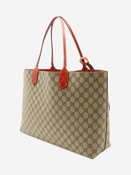 Brown GG Supreme canvas tote bag alternate image