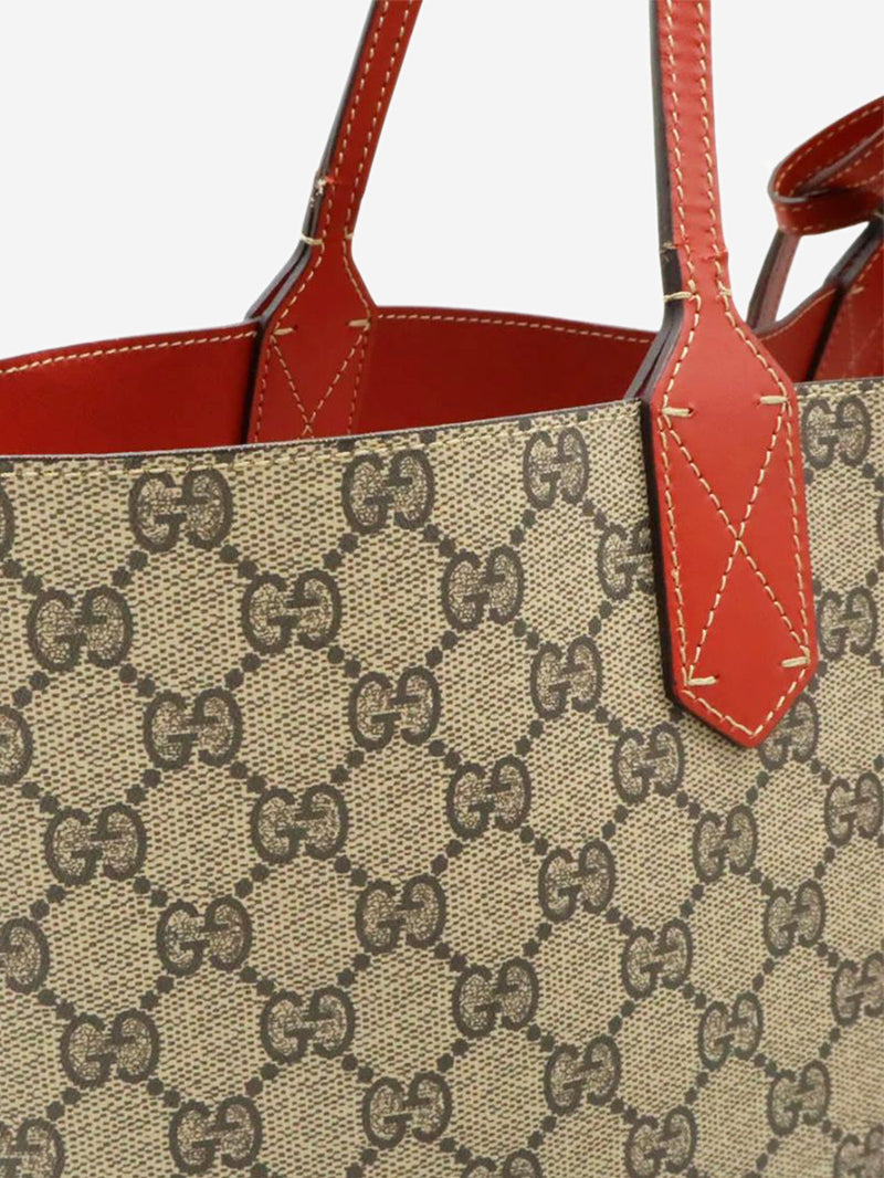 Brown GG Supreme canvas tote bag Tote Bags Gucci 