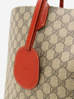 Brown GG Supreme canvas tote bag Tote Bags Gucci 