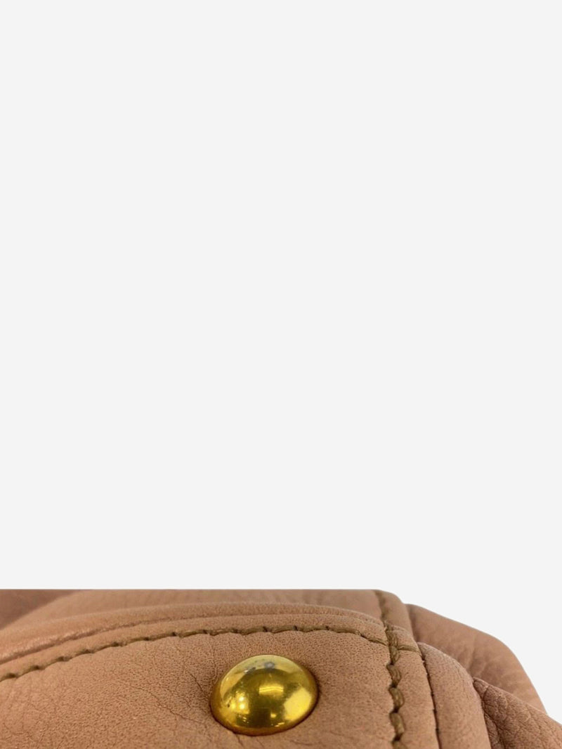 Pink Vitello leather 2way bag Top Handle Bags Miu Miu 