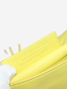 Balenciaga Yellow Paper clutch bag