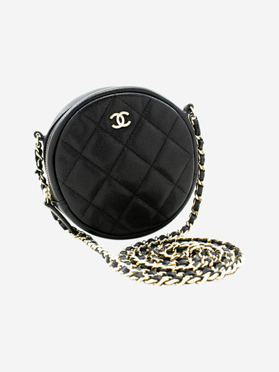 Black caviar 2017 gold hardware cross-body bag Shoulder Bag Chanel 